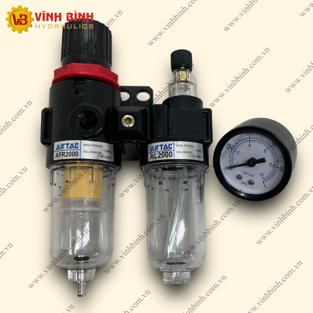 Pneumatic Oil Seperator Pressure Regulator (AFC) Airtac