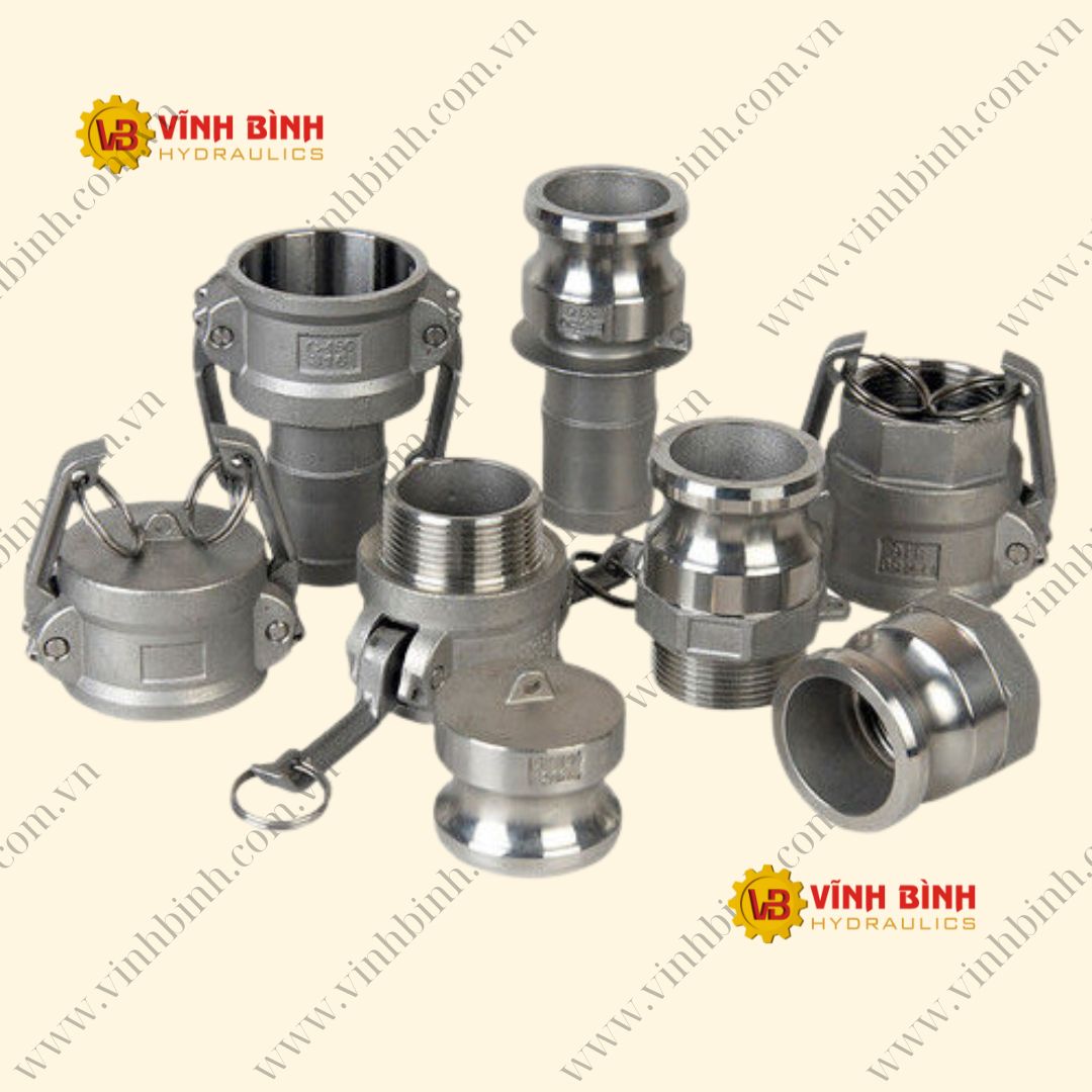 Khớp Nối Nhanh CamLock Gài Chốt - Inox 