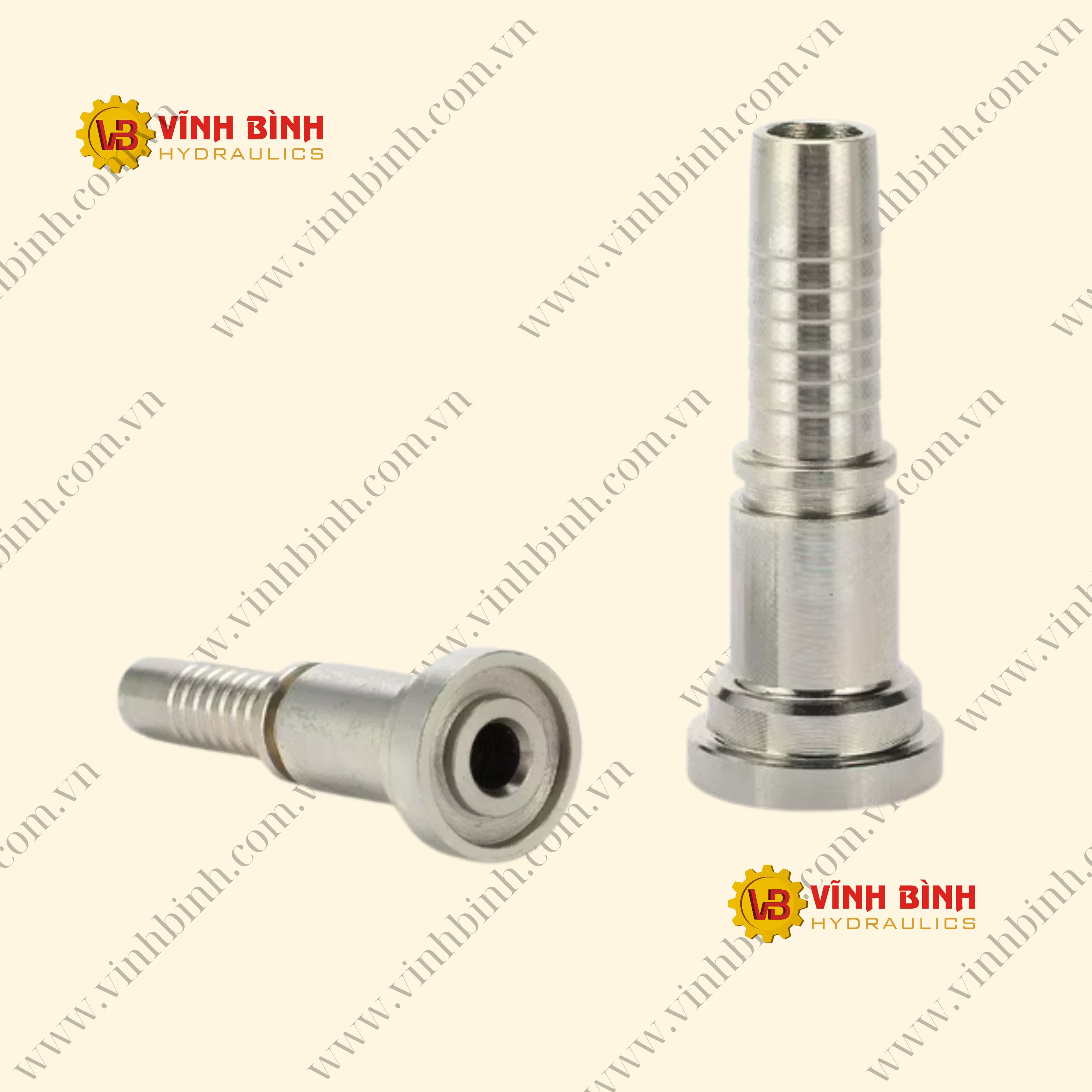 Đầu Thủy Lực  - Mặt Bích Flange Thẳng