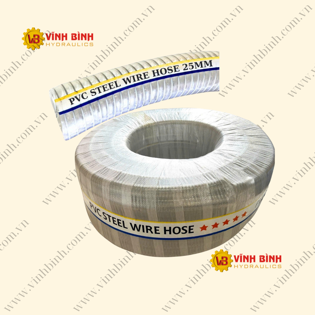 Ống Nhựa PVC Kẽm Lõi Thép Xoắn - 5 Ngôi Sao