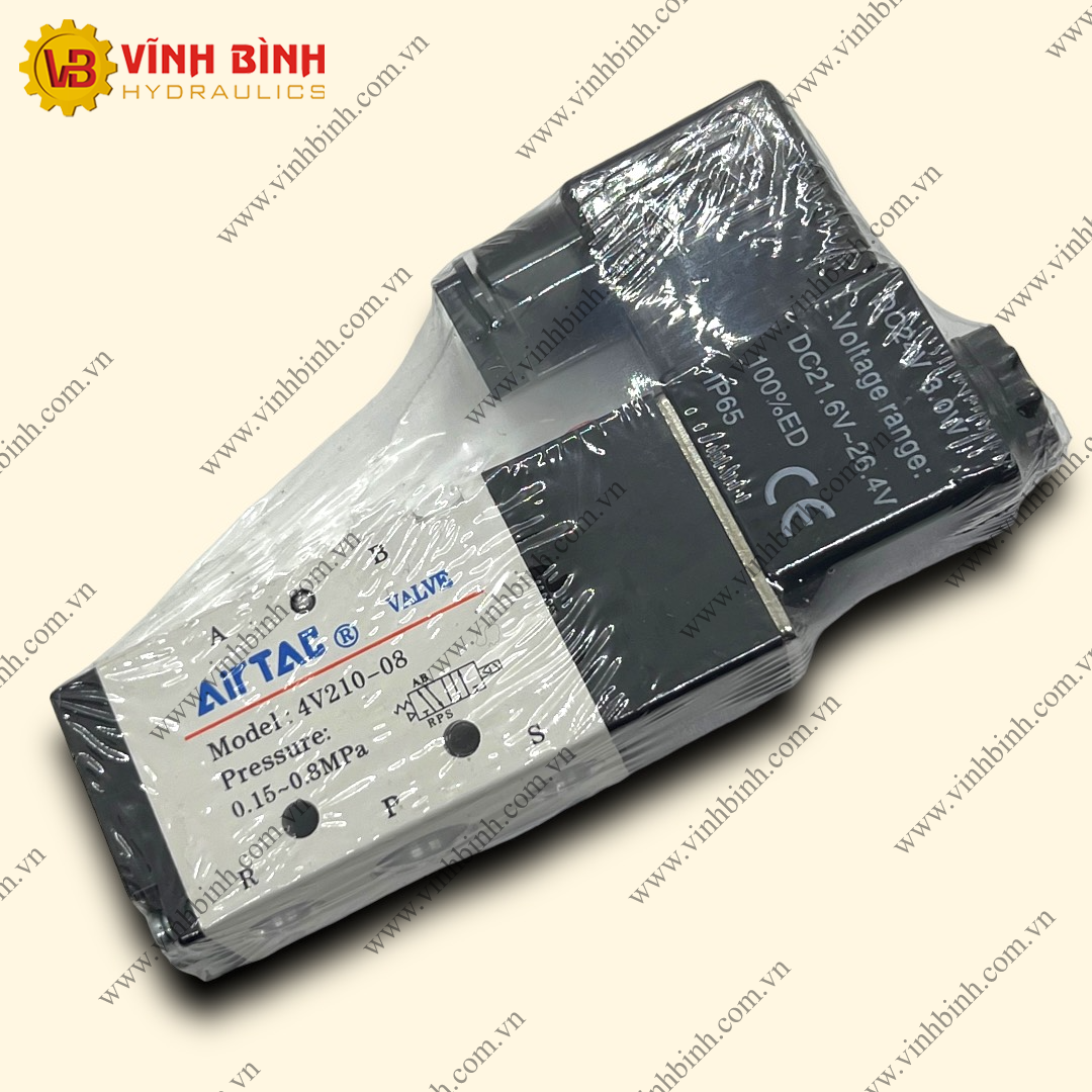 Van Điện Từ Khí Nén 1 Coil Điện -  Airtac 4V210