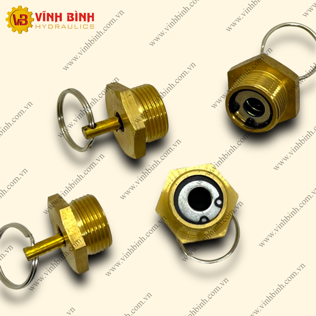 Van Xả Nước Đáy Bình Hơi Xe Tải - Ren 21mm