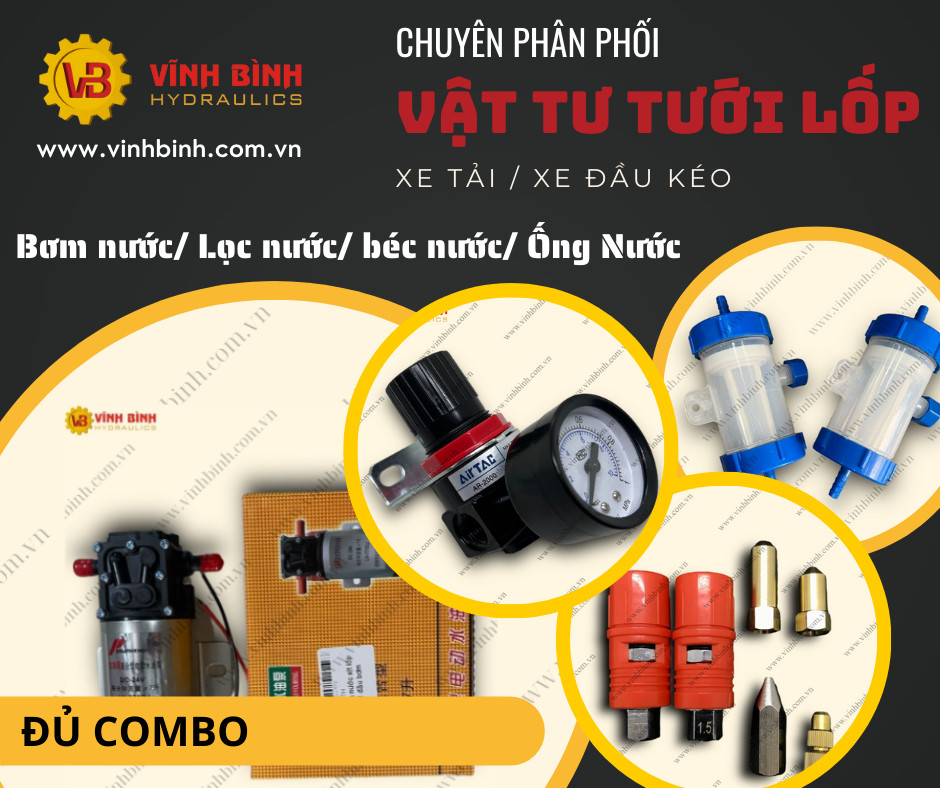 Vật Tư Cho Hệ Thống Tưới Vỏ Lốp Xe 