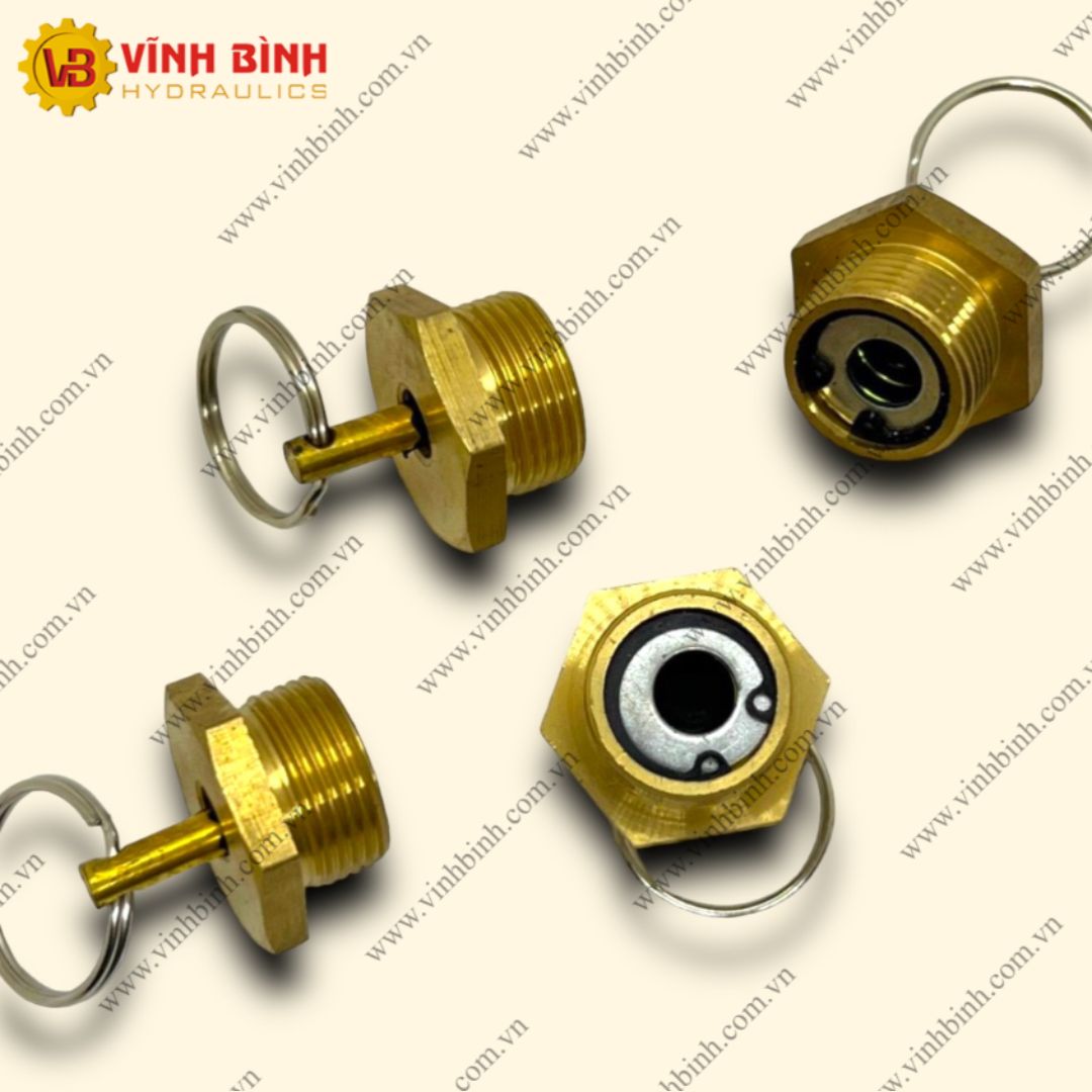 Van Xả Nước Đáy Bình Hơi Xe Tải - Ren 22mm 