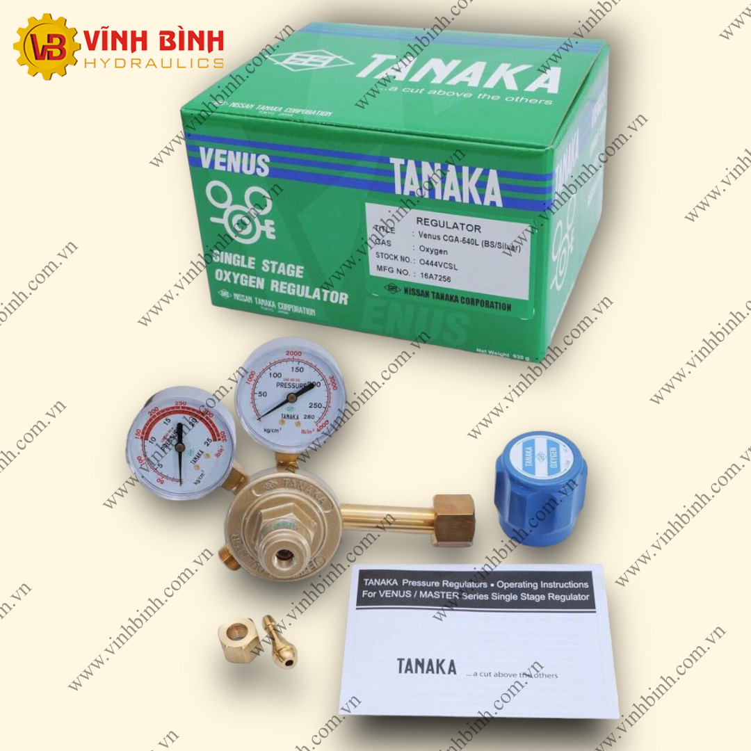 Acetylene Oxygen Gas Welding Regulator Pressure Gauge - Tanaka