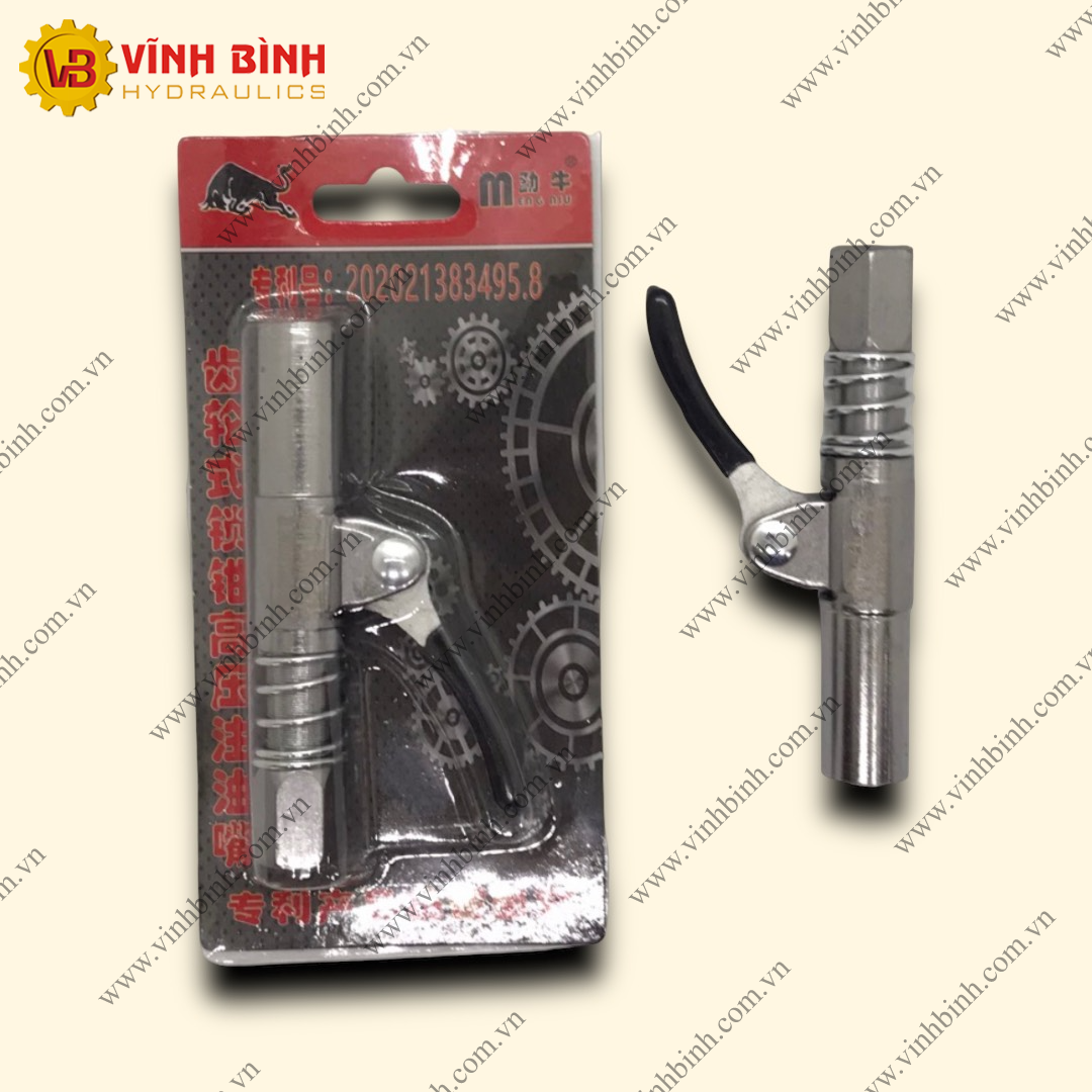 Đầu Bơm Mỡ Bò Gài Nhanh - 1 Kẹp