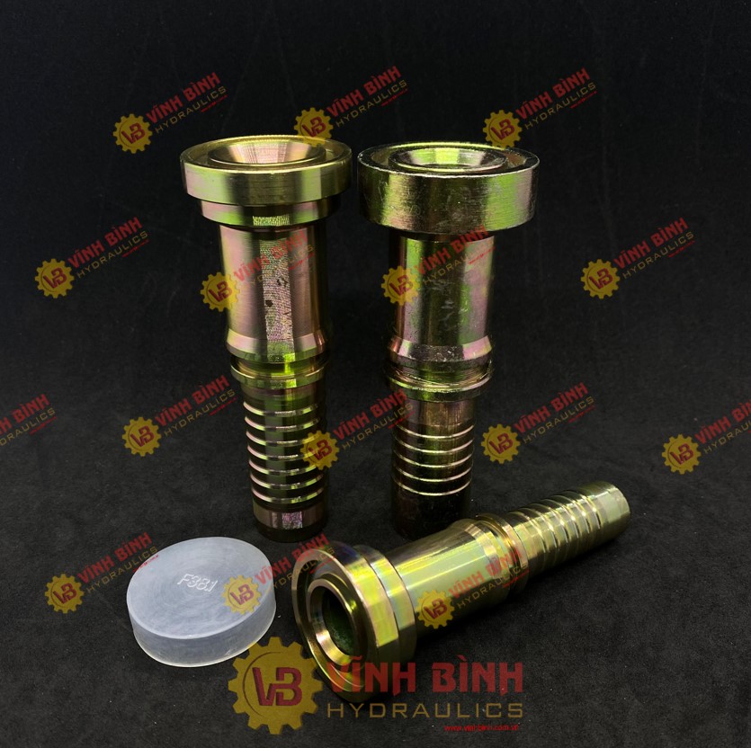 Đầu Thủy Lực  - Mặt Bích Flange Thẳng