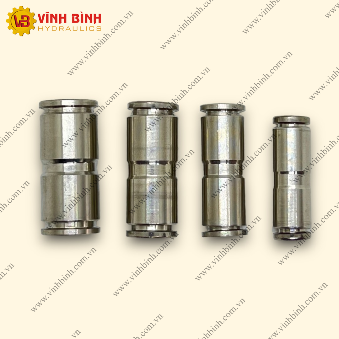 PU / PG - Đầu Nối Nhanh Hơi Khí Nén PU Thẳng - Inox 304