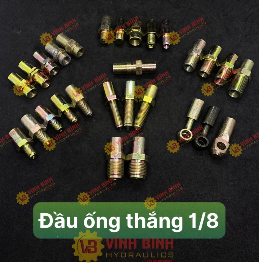 Đầu Ép Ống Thắng Dầu Xe Cơ Giới 1/8