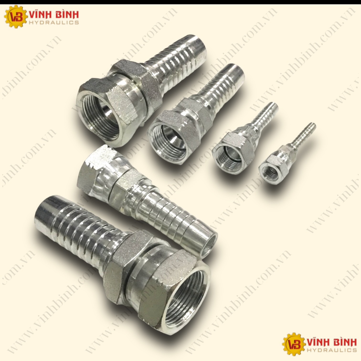 Female Double Hexagon Hydraulic Fitting